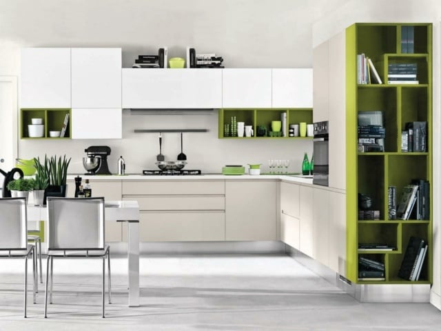 Küche Essplatz einrichten Ideen modern stilvoll Design