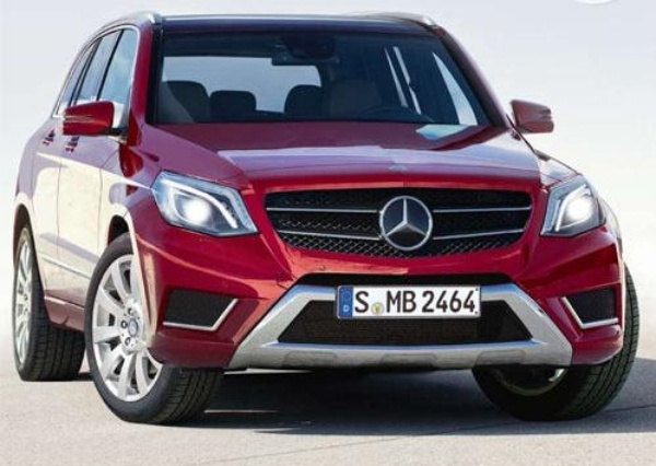 Mercedes- Benz -GLK -2015- Vorgänger- rot- frontal