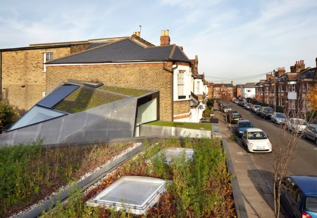 Architektenhaus-umweltfreundlich-gründach-FraherStudio-London