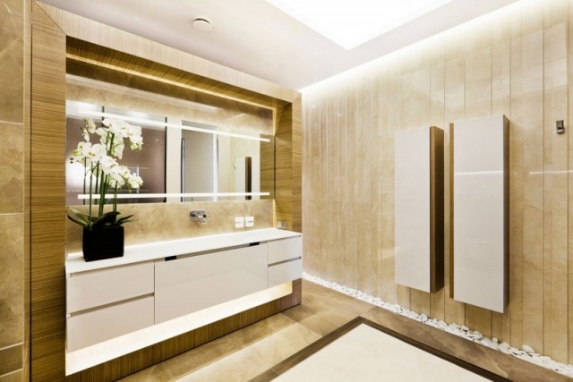 Designer Heizkörper für Badezimmer-Waschbeckenschrank beleuchtet