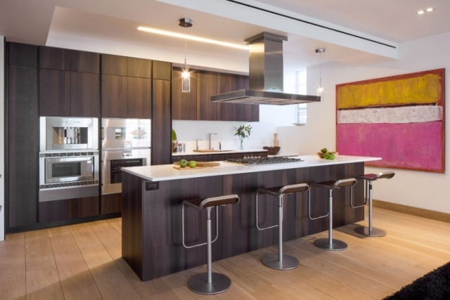 Designer Küche-moderne Penthouse-Wohnung Innendesign kreative Ideen