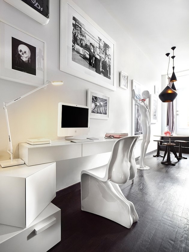 Home-Office-gestaltung-Schreibtisch-Schubfächer-Fabio-Novembre-His-Her-Stuhl
