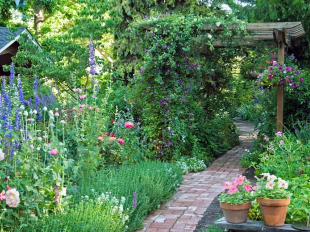 schöner Garten Pergola Sichtschutz Design Ideen