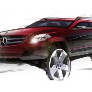 Mercedes-Benz-GLK-futuristisch-rot