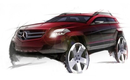 Mercedes-Benz-GLK-futuristisch-rot