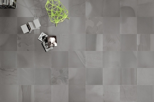 Bodenfliesen verlegen- Keramik Betonlook-Coem Kollektionen Neongrüner Stuhl