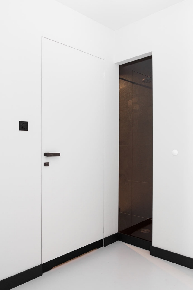 Rahmenlose Tür-Designer Wohnung poznan-Kasia Orwat
