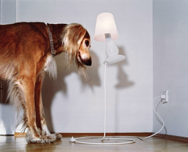 Stehlampe innovativ Designer Beleuchtung Wohnzimmer LED energiesparend