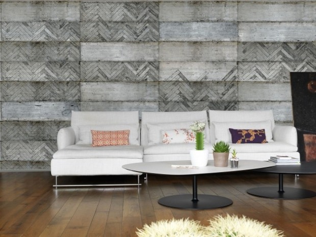 Wand Design hochwertige italienische Tapeten-stave vinyl-Beton Look