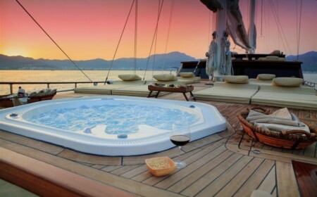 Whirlpool Yacht Deck eingebaute Badewanne