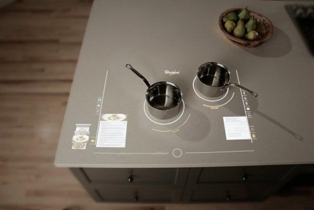 Whirlpool interaktive Arbeitsplatte für die Küche Pfannen Ausrüstung