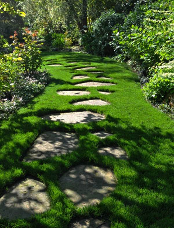 60 Ideen und Beispiele für eine schöne Gartenweg Gestaltung