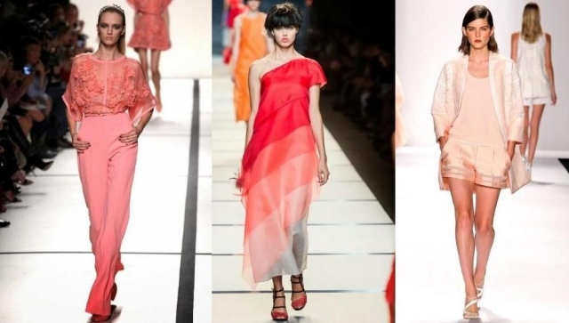 aktuelle kleidungsstücke für frauen-frühling sommer trendige farben 2014