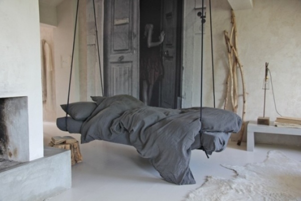 Indoor Hängebett-graue Bettwäsche skandinavischer stil