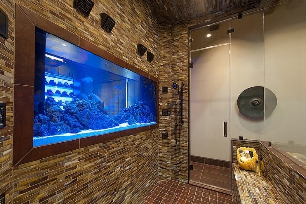 rustik-stein-effekt-badezimmer-wandverkleidung-einbau-aquarium