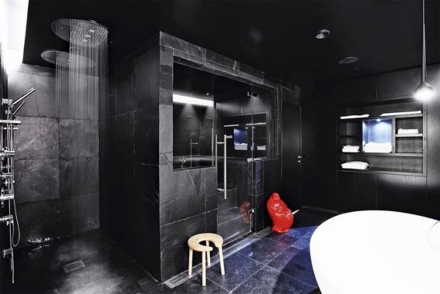schwarz-badezimmer-sauna-regendusche-design-modern