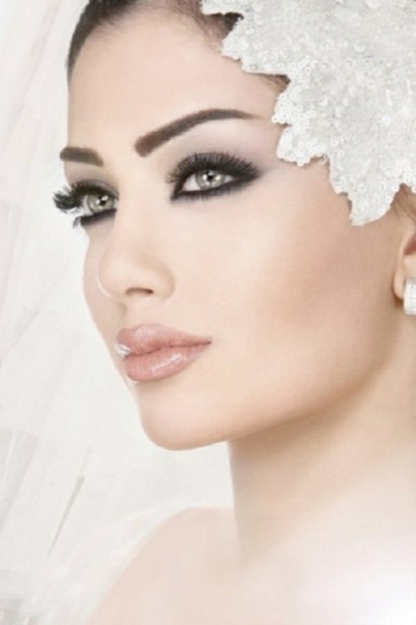 Hochzeit Makeup Ideen Augen Lippen voller aussehen lassen