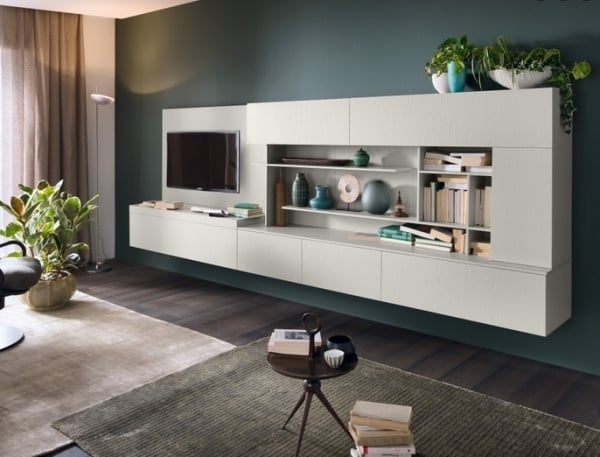 wohnzimmer-möbel-design-Wohnwand-Wandplatten-Regale-Hängeschränke-Hängebasen