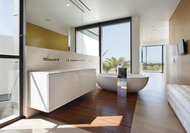 Ideen freistehende Badewanne modern stilvoll