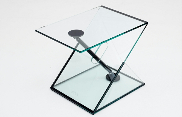 Glas hergestellt Möbel Z Form klare Linineführung