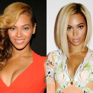 Kurzer-Haarschnitt-Beyoncé-rotes-Kleid