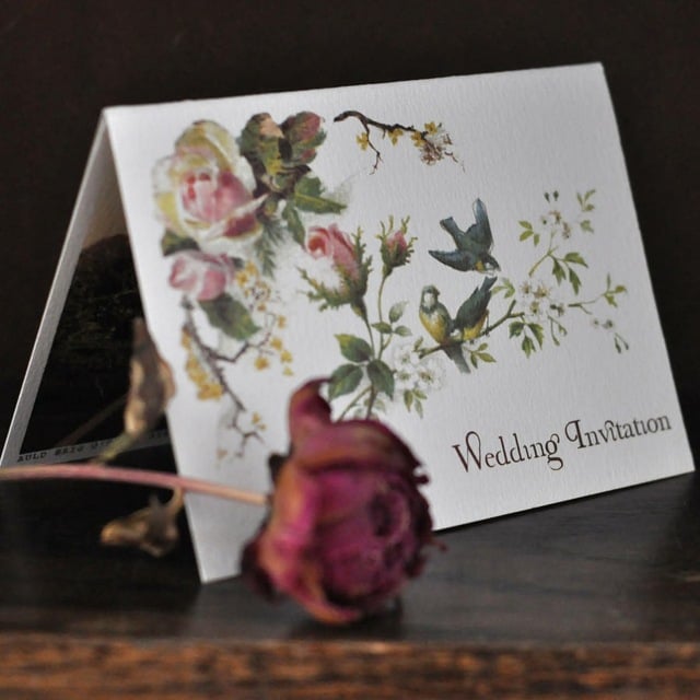 Hochzeitskarte Rosen Einladung Ideen