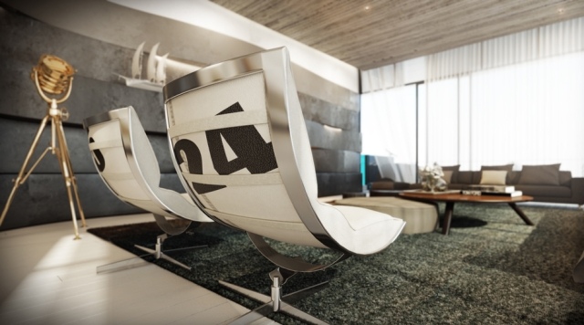 Design-Stühle-Metallgestell-weiß-Lederbezug-Ando-Studio-Penthouse-visualisiert