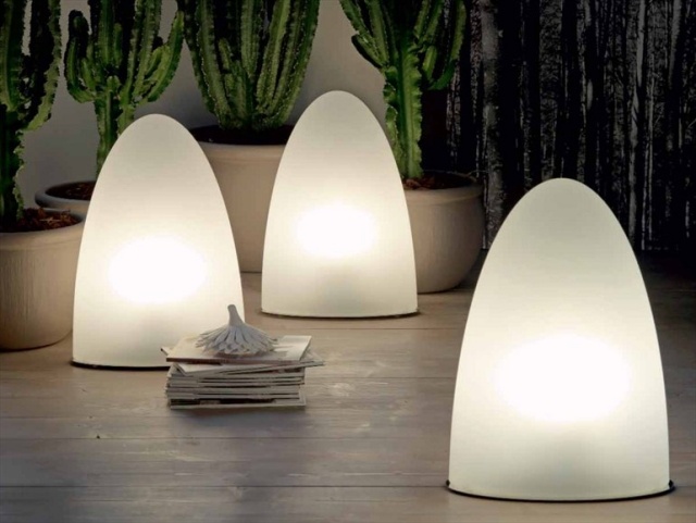 Gartenbeleuchtung Licht-Design TIbey-Polyethylen Bodenleuchte diffuses licht led Cattelan-Italia