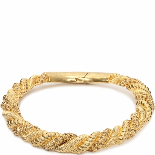 Modeschmuck-Armband-Goldfarbe-gewölbt