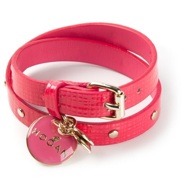 Labelanhänger rosa Neonfarbe Accessoires Damenschmuck