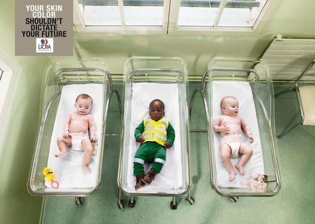 Neugeborene-Hautfarbige-Kampagne-soziale-Gleichhheit