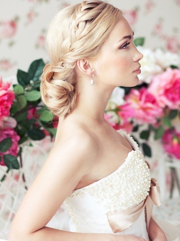 Hochzeitsfrisuren elagant-weiblich selber machen Flechtfrisuren Trends 2014