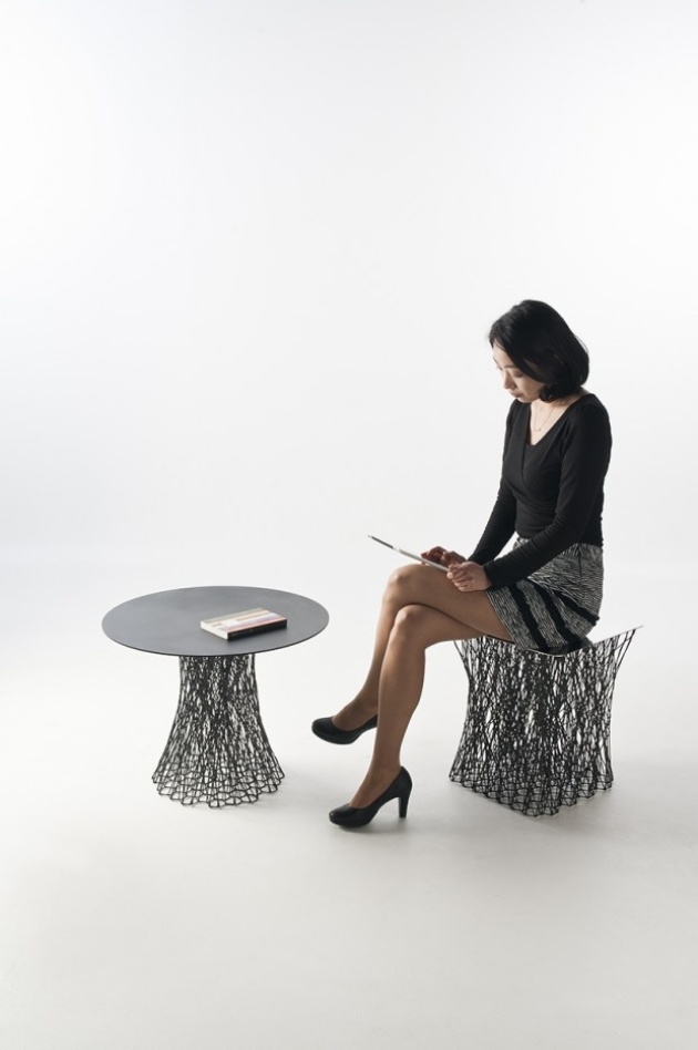 Kohlenstofffasern-Möbeldesign-innovationen-tisch-stuhl-sitzbank-rami-serie
