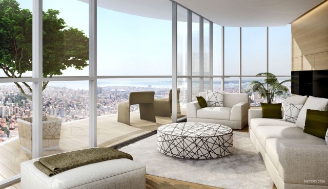 Luxuriöse-Penthouse-Wohnung-atemberaubender-Panoramablick-Ando-Studio-Visualisierung