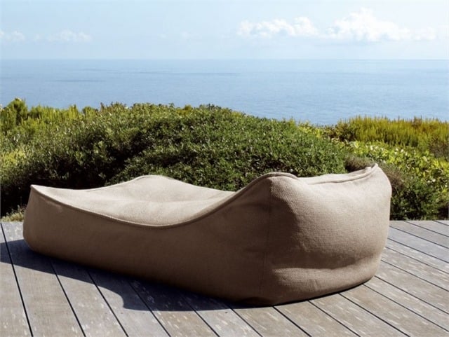 Moderne Möbel für-Garten Balkon Terrasse-FLOAT daybed Stoffbezug