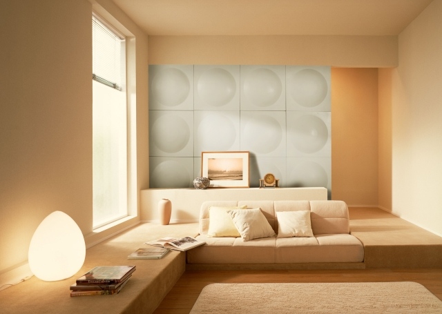 Schöne-Wohnideen-für-Wände-modern-weiß-3d-dekorative-akustik-paneele