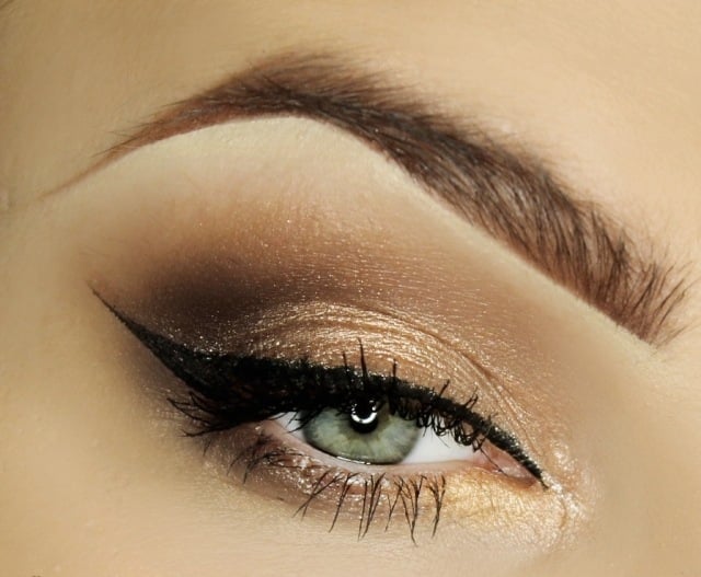 Sommer-Make-up-2014-Augen-Bronze-Lidschatten-Beauty-Looks