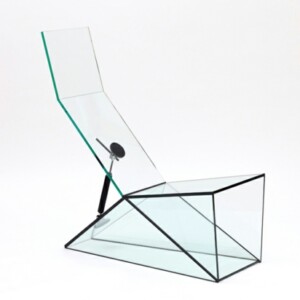 Stuhl Glas Möbel Designer Frankreich Ausstellung Paris