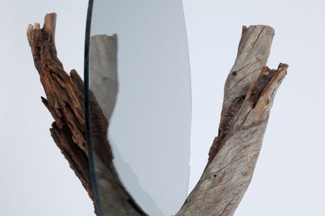 Kunstwerk-Holz-Glas-beschichtet-Designermöbel