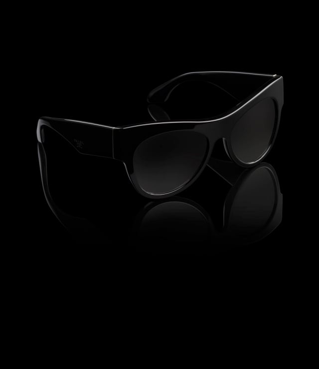 Unisex-Sonnenbrillen-Kunststoff-Schwarz-Farbverlauf-prada