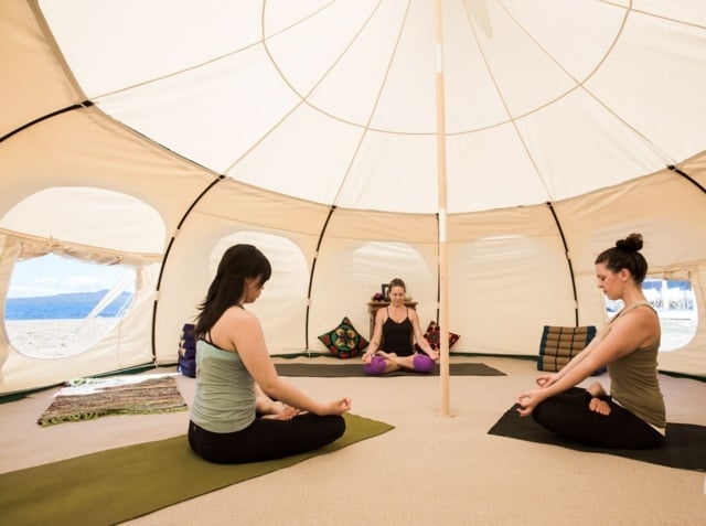 Yoga Studio Fitness im Freien Zelt 5 Meter breit Diameter