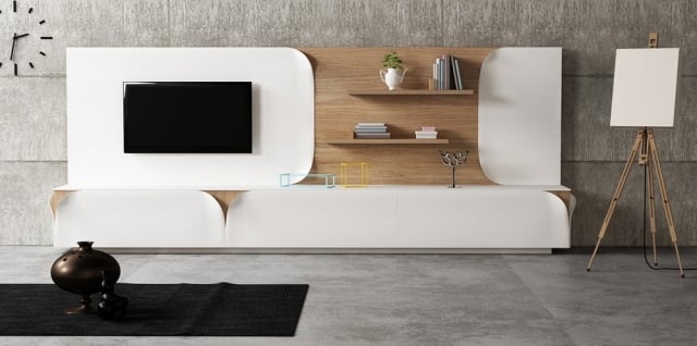 designer-möbel konzept-wohnwand-slap-serie-wohnzimmer