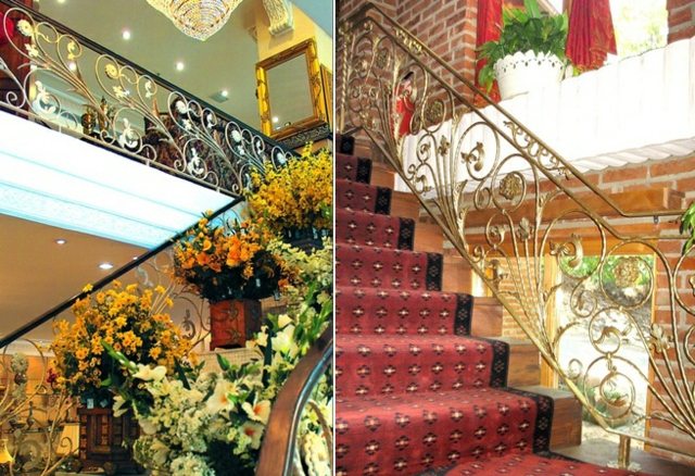glamouröse Treppen Designs Teppich Schmiedeeisen Blumen Motiveglamouröse Treppen Designs Teppich Schmiedeeisen Blumen Motive