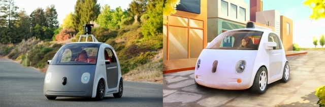 google auto prototyp grafik endprodukt grau weiß
