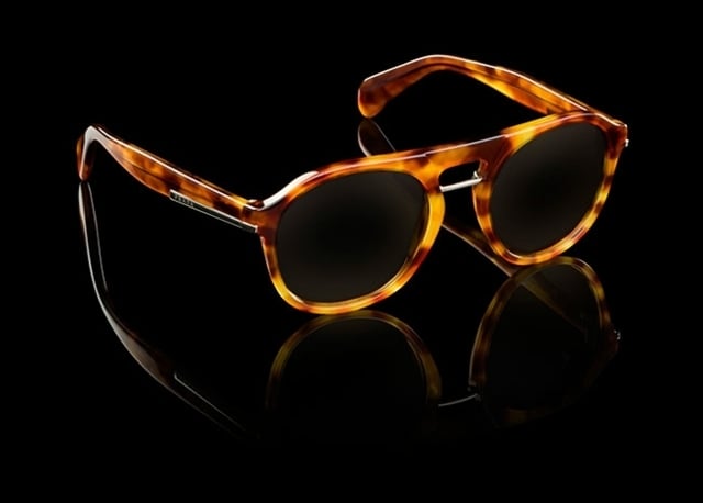 Sonnenbrille beige Fassung Bernstein Optik