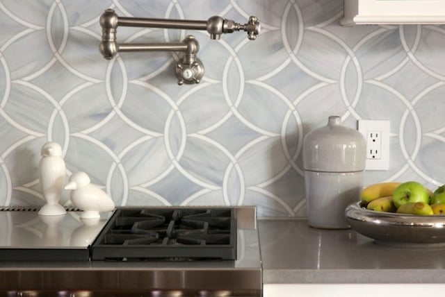 Küchenrückwand Folie Muster geometrische Formen