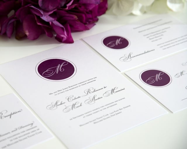 Einladungskarten Hochzeit Ideen schönes exklusives Design