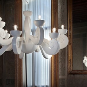 moderne Designer Lampen Italien weiße Farbe Kronleuchter LED