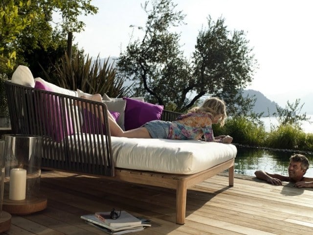 moderne teakholz schlafsofa-Studio Segers-Tribú Outdoor Lounge möbel