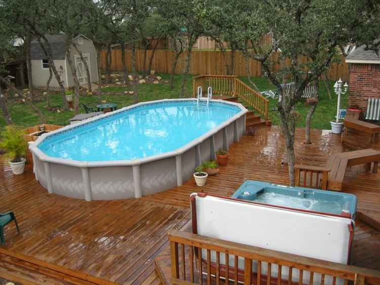 pool im garten oberirdisch-gestell-kunststoff-terrasse-design-holz
